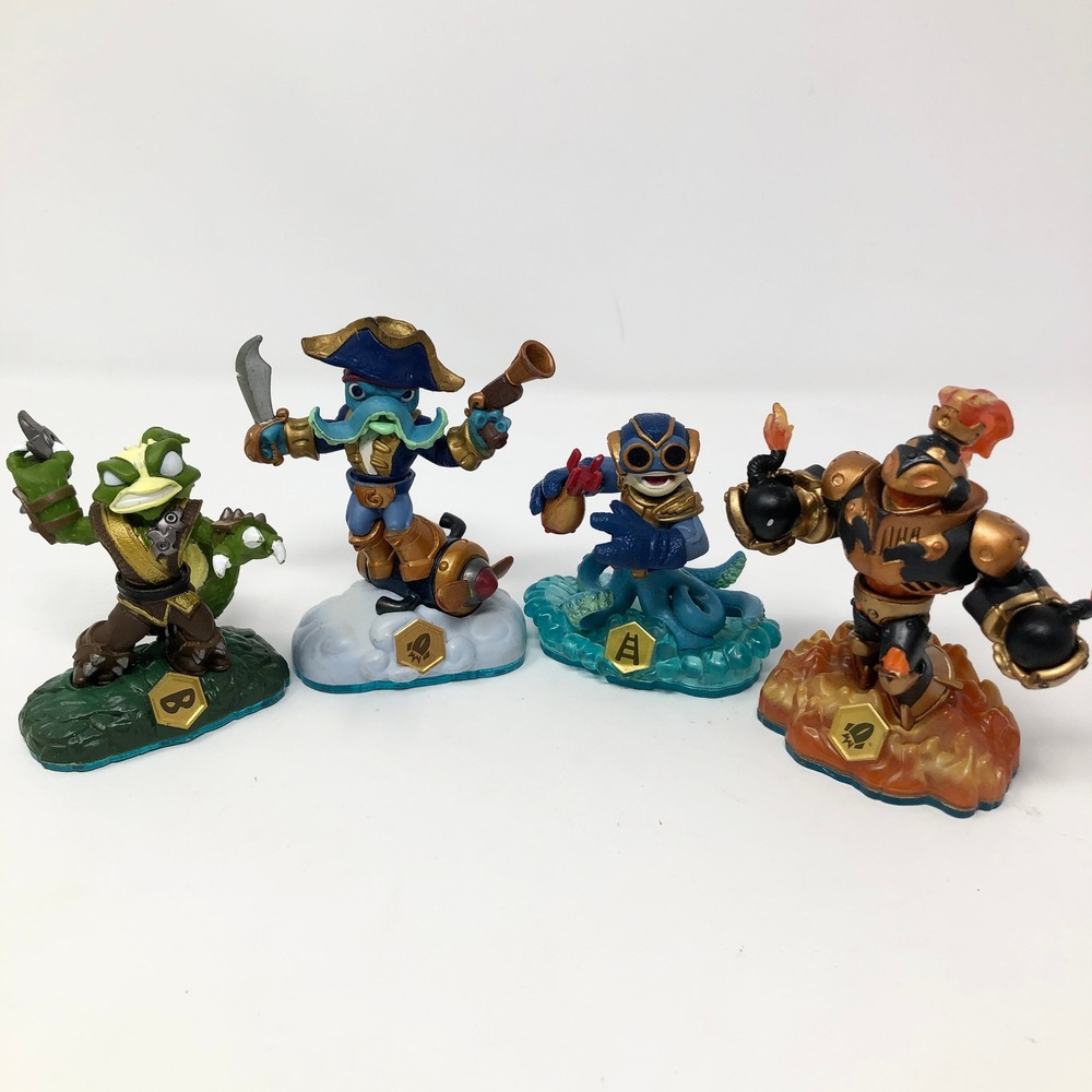 Activision Skylanders Swap Force 84745888 Action Figures Lot 2013 Stink Bomb 4pc